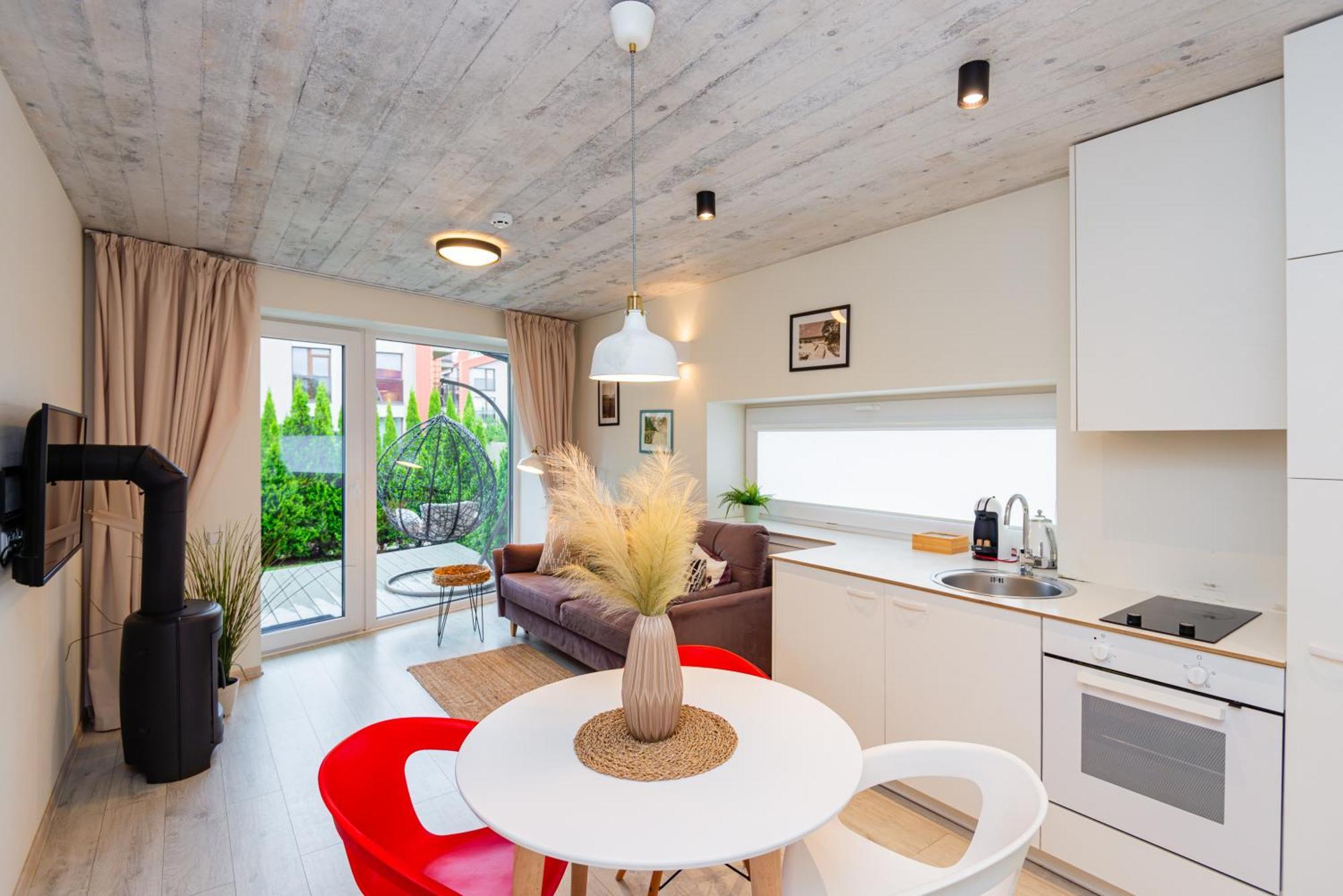 Zalia Kopa Apartamentai Salia Juros Palanga Eksteriør bilde